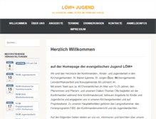 Tablet Screenshot of loew-jugend.de